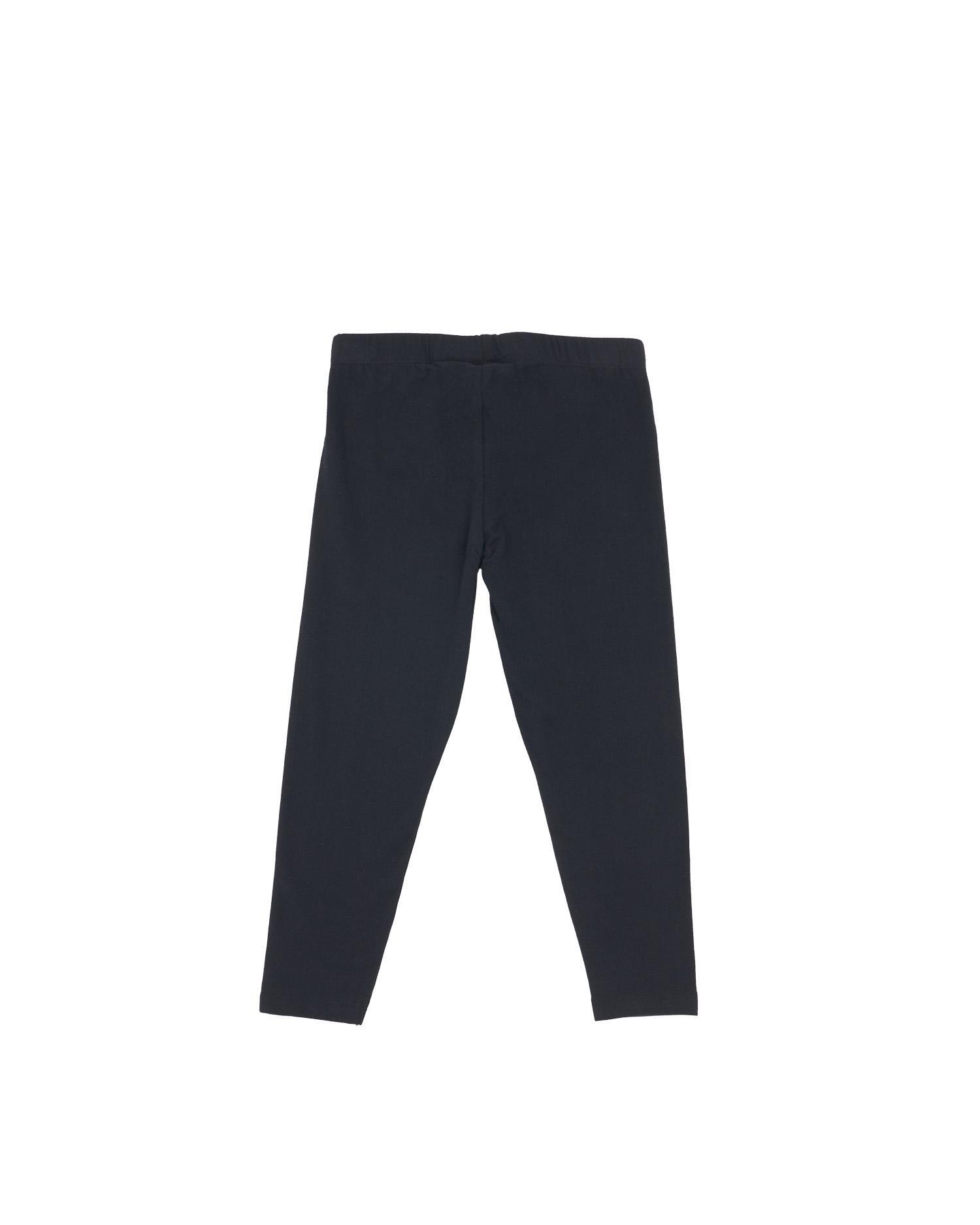 Leggings básicas de menina com logo pequeno 4/7