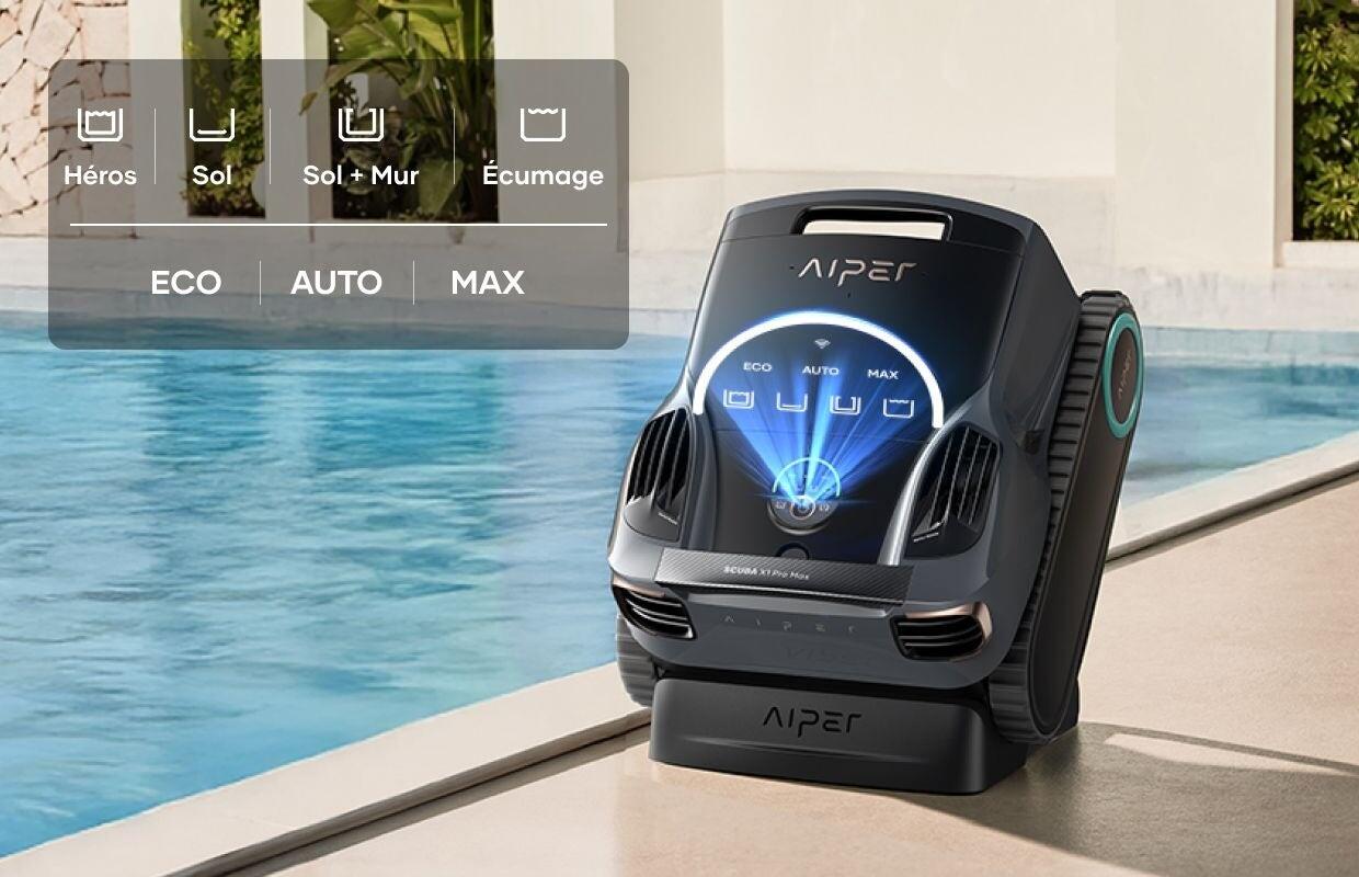 Aiper X1 Pro Max Robot Limpiafondos de piscina de batería sin cable 5/7