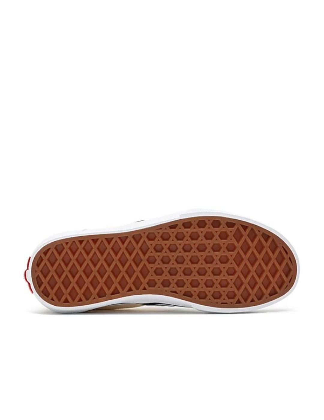 Ténis Vans Modelo Classic Slip-on Checkerboard Cor Branco 6/6