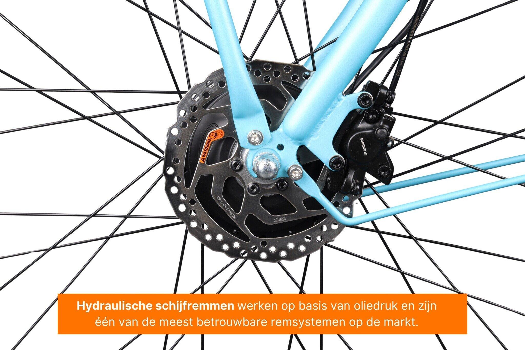 Altec Kratos Elektrische Transportfiets 28 inch Hydraulische Schijfrem 53cm 7v 3/7