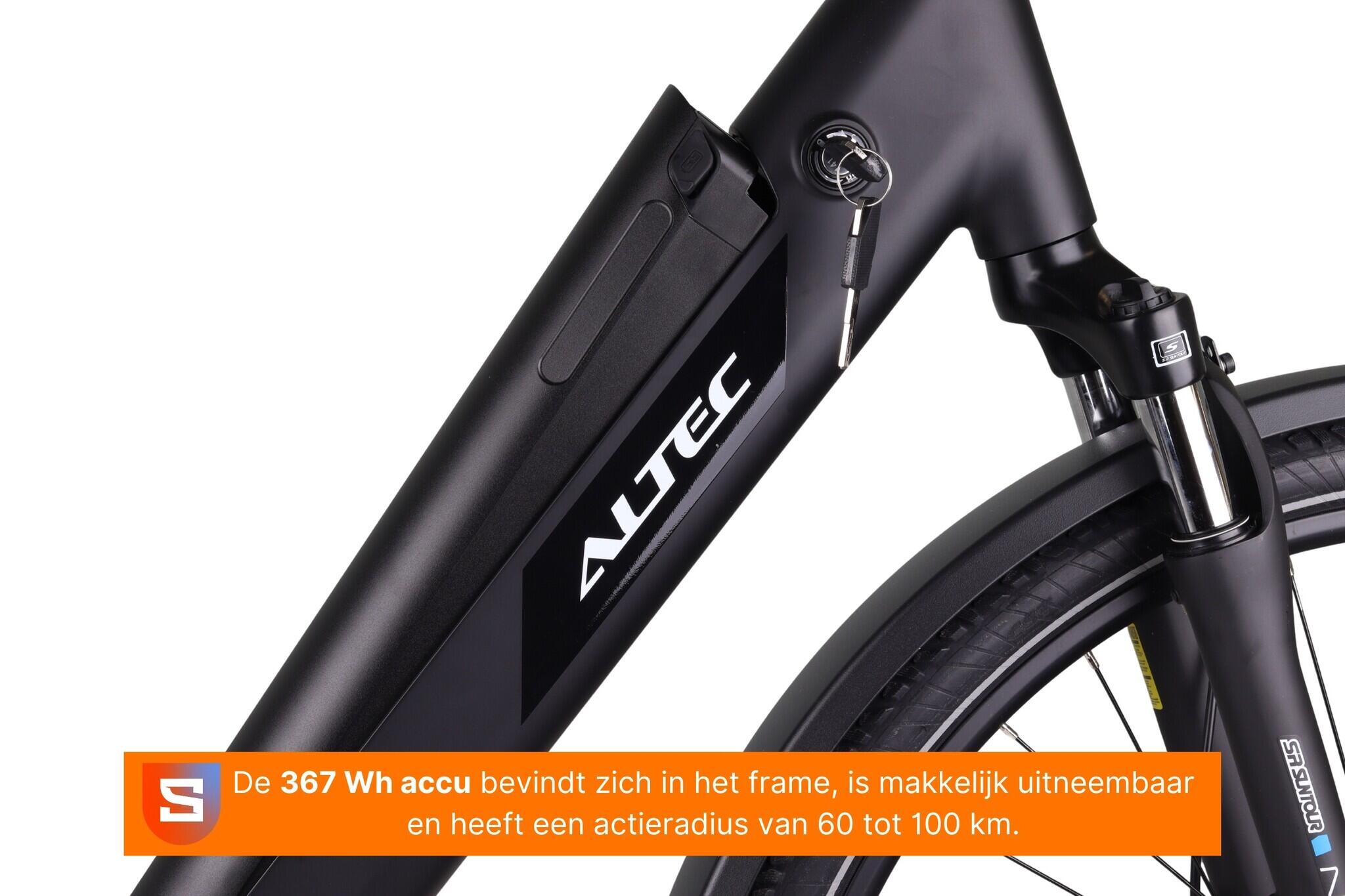 Altec Vulcan Elektrische Damesfiets 28 inch 50cm Belt 5/7