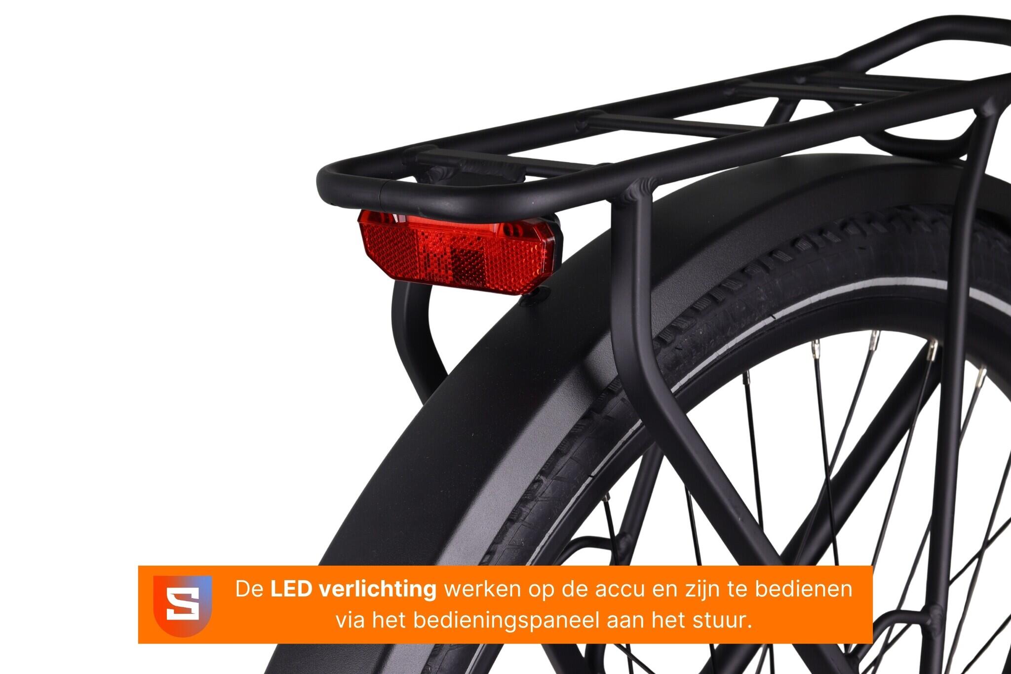 Altec Vulcan Elektrische Damesfiets 28 inch 50cm Belt 6/7