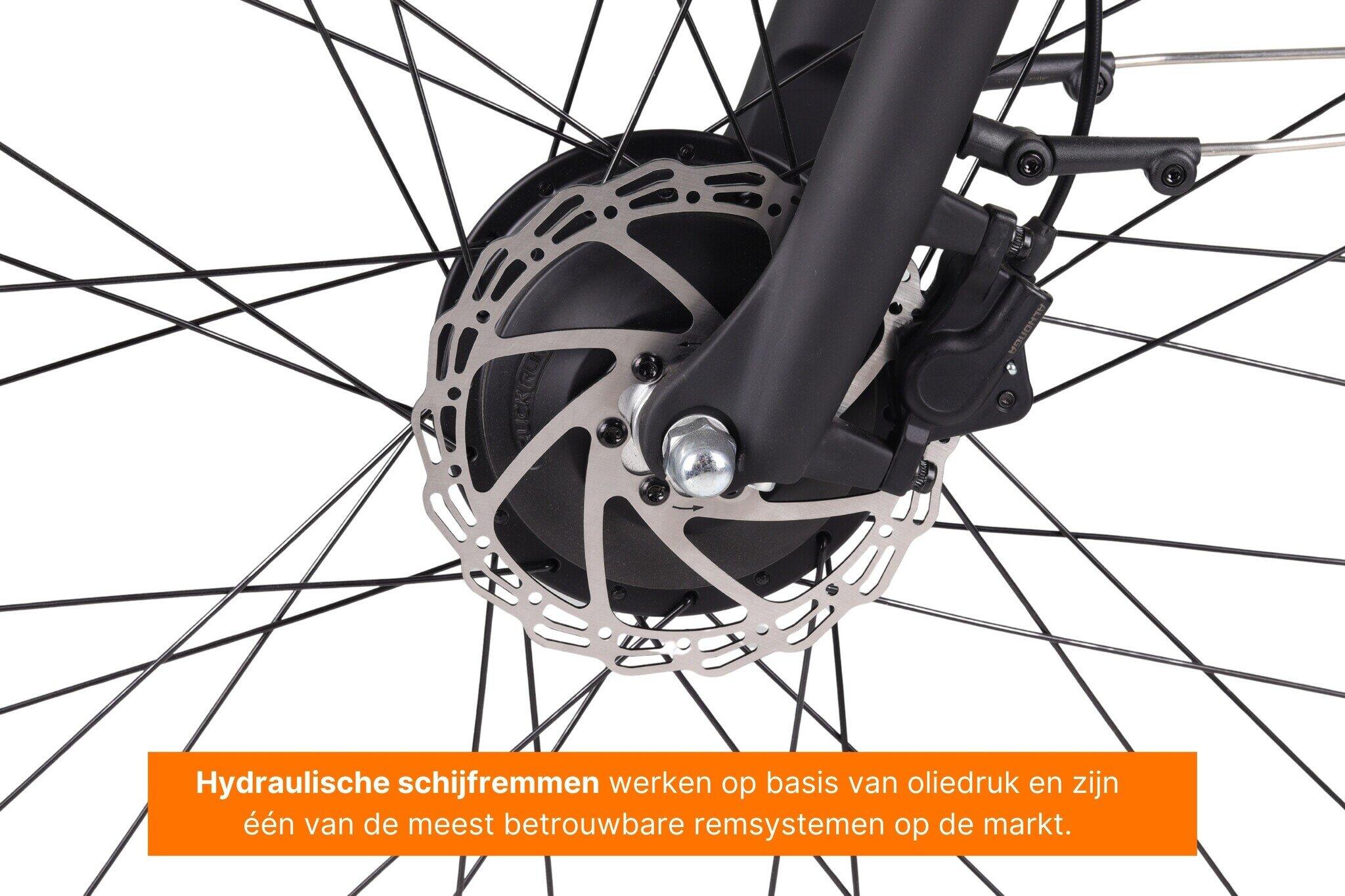 Altec Diamond Elektrische Damesfiets 26 inch 44cm Hydraulische Schijfrem 7v 2/7