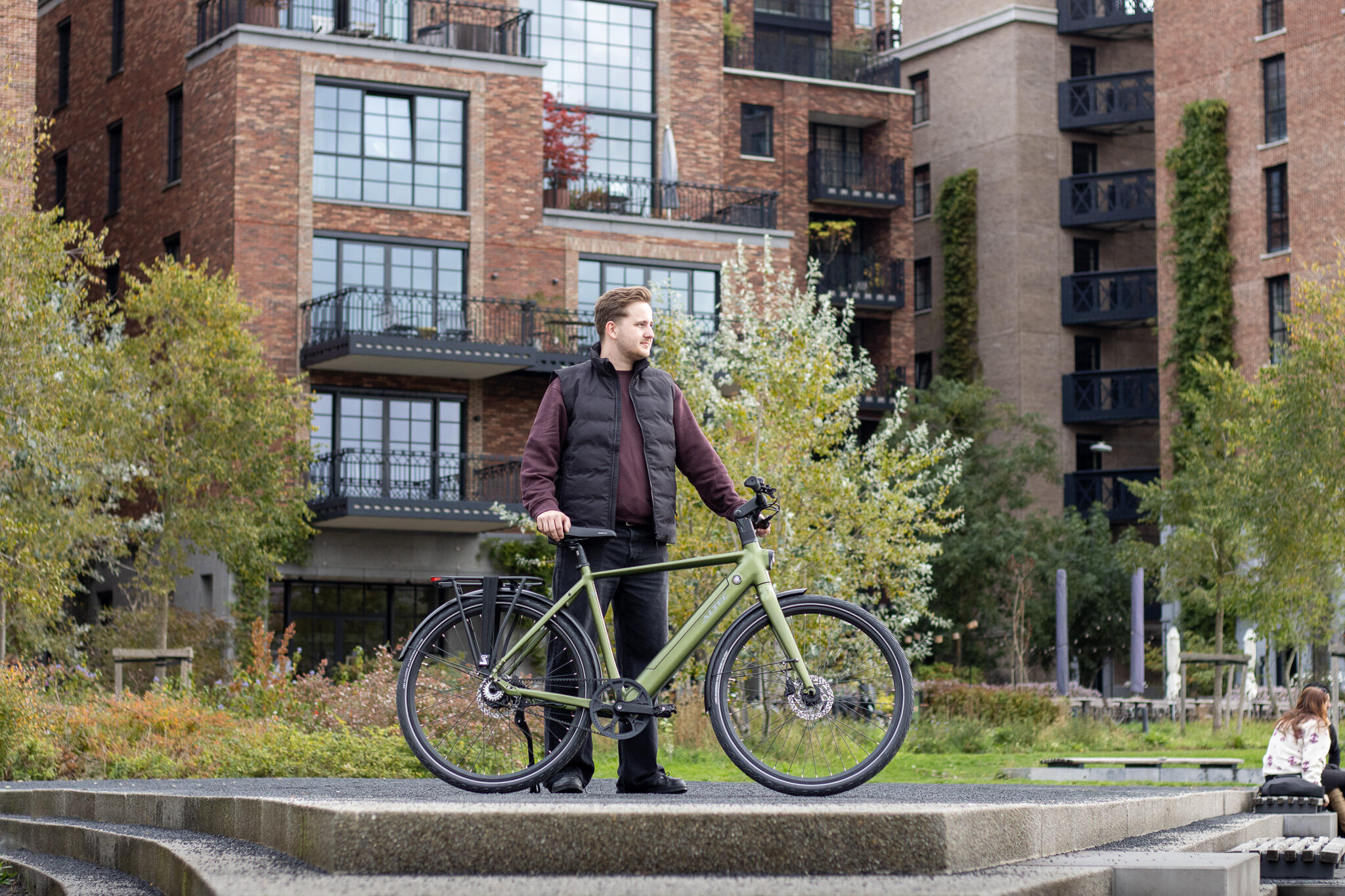 Altec Blitz Elektrische Herenfiets 28inch Zwart 55cm 6/7