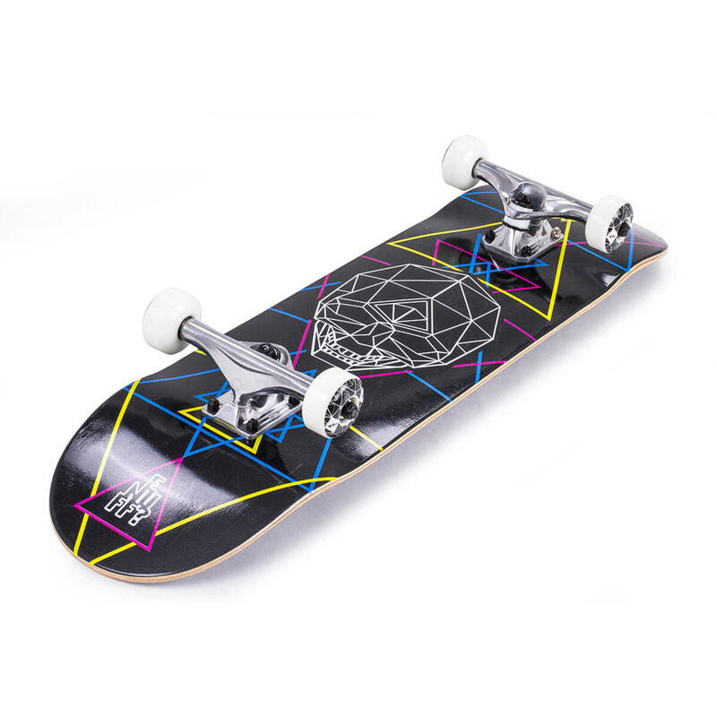 Enuff Skull Geo 32" x 8" Schwarz skateboard