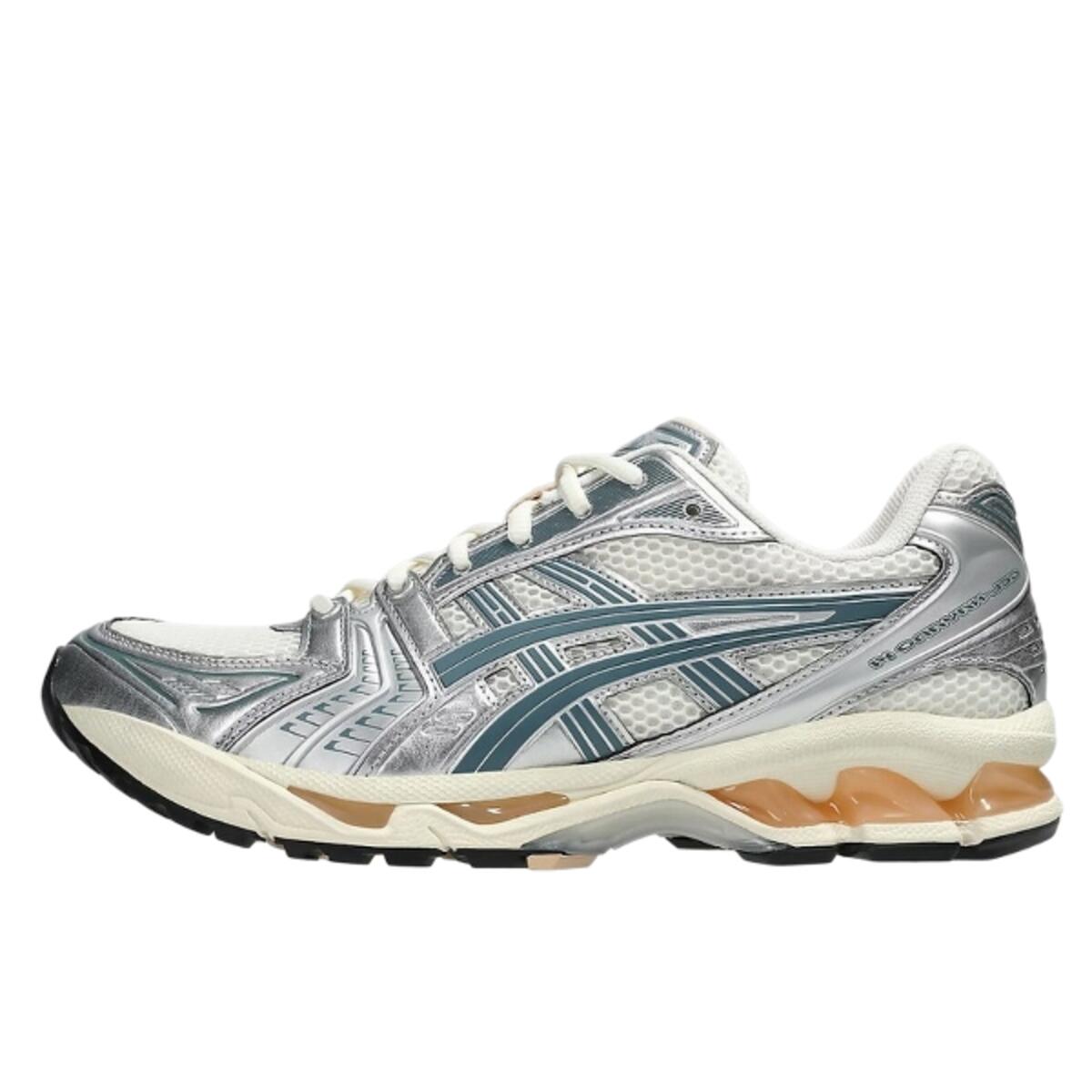 Gel-Kayano 14 Birch Pure Silver Teal Gold