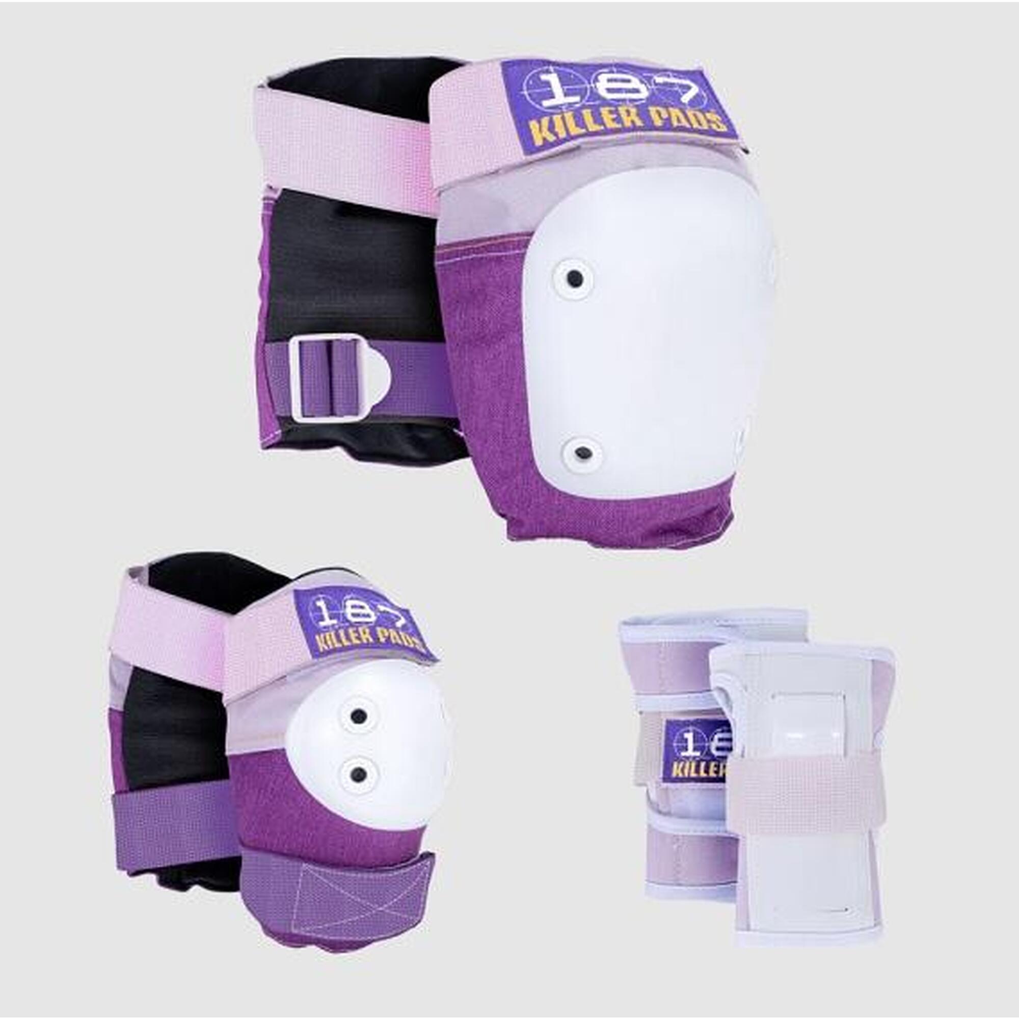 中古　187 killer pads S及びS Mサイズ　写真参照願います 187 Killer Pads Adult Six Pack Set - Purple