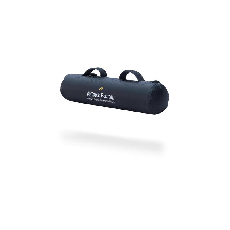 Watergevulde fitnessbag opblaasbare Aquabag M 85 x 20 cm zwart