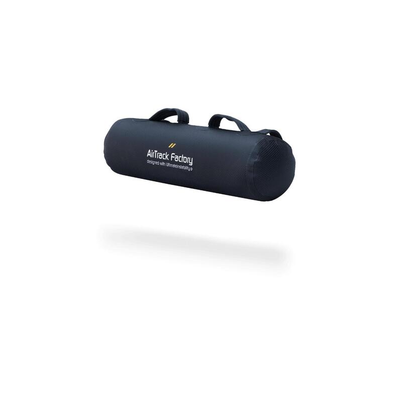 Watergevulde fitnessbag opblaasbare Aquabag L 85 x 25 cm zwart