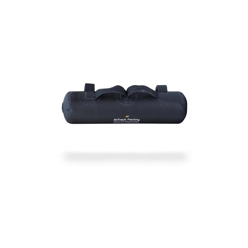 Watergevulde fitnessbag opblaasbare Aquabag L 85 x 25 cm zwart