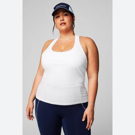 Damen Top Feather Tech+ Racerback Tank Aus Leichtem Gewebe