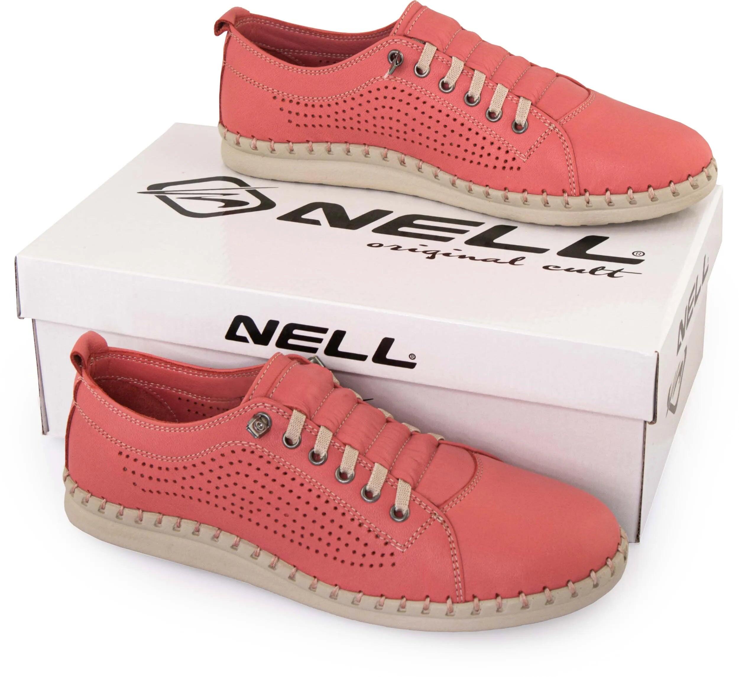 Zapatillas mujer piel Nell Perform - Flor Rosa 7/7