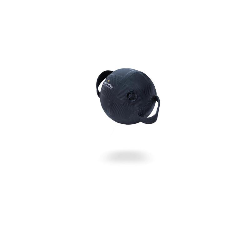 Palla fitness riempita d'acqua gonfiabile Aquaball S 30 cm nero