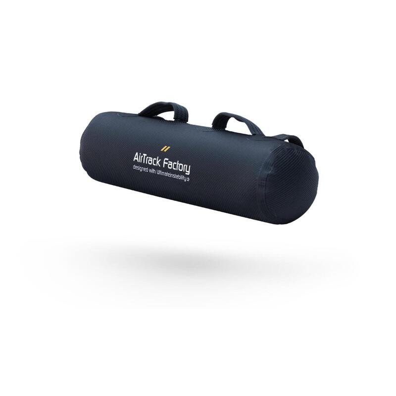 Wassergefüllte Fitnesstasche aufblasbar Aquabag S 60 x 20 cm schwarz