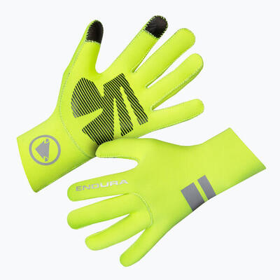 Heren fietshandschoenen endura fs260-pro nemo glove ii hi-viz