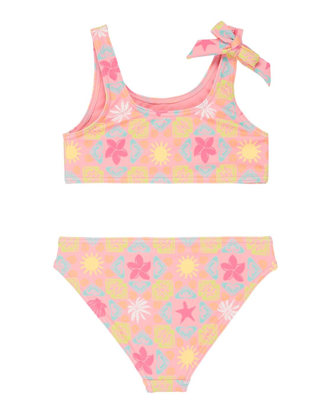 Zweiteiliges Bralette-Bikini-Set CHECK SET Rosa Meisjes 2-7 2/3