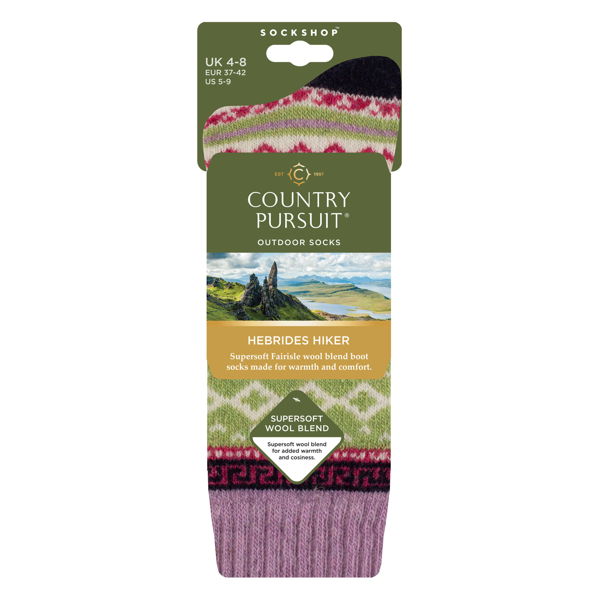 C Country Pursuit - Chaussettes Femme Laine Mélangée | Randonnée Bottes 2/4