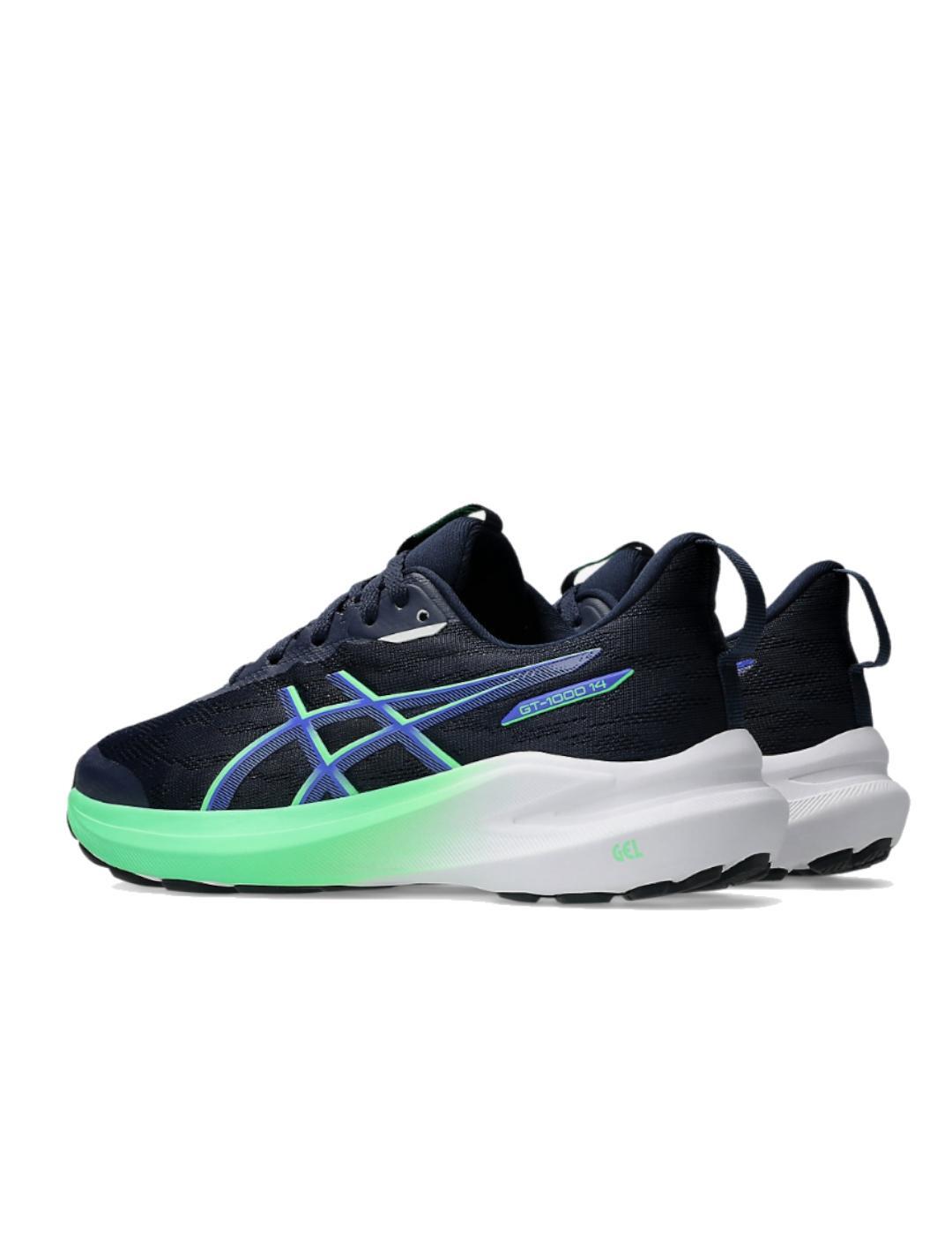 Scarpa da ginnastica per bambino Asics Gt-1000 14 Marina. 4/7