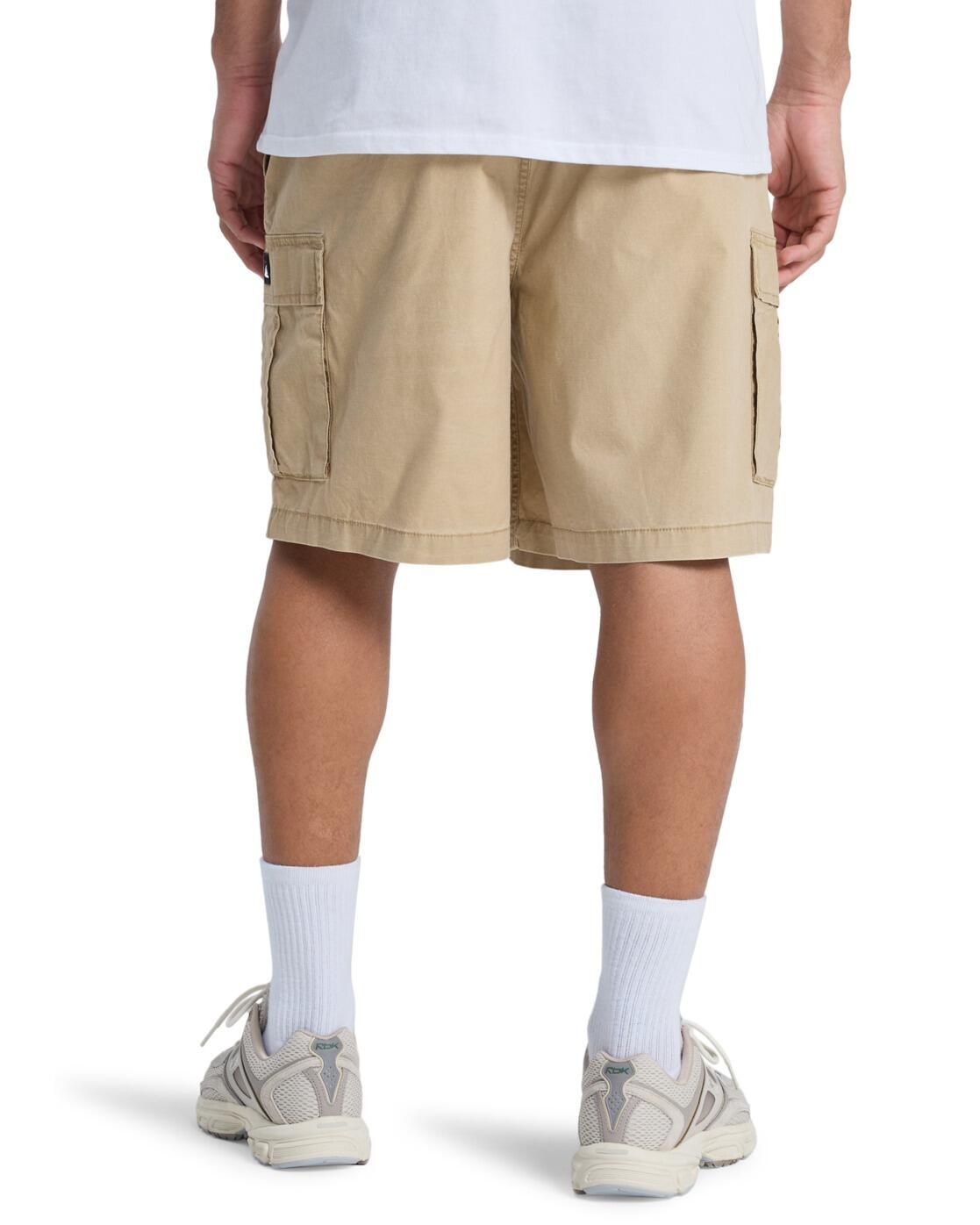 Elastische Cargoshorts TAXER Beige Herren 2/4