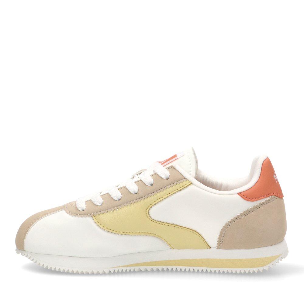 Deportivas Casual Mujer Suela Plana - Modelo 60884 Blanco 3/6