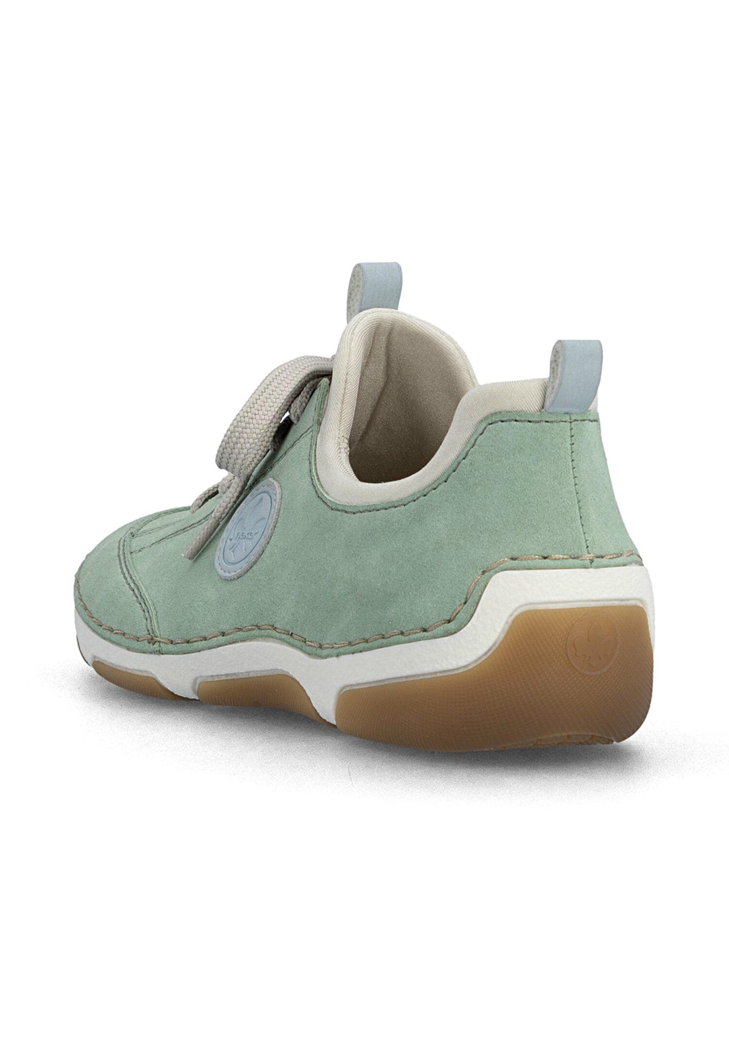 Rieker Damen Slipper Slipper Freizeit bequem Memory-Foam 55950-52 Green 3/5