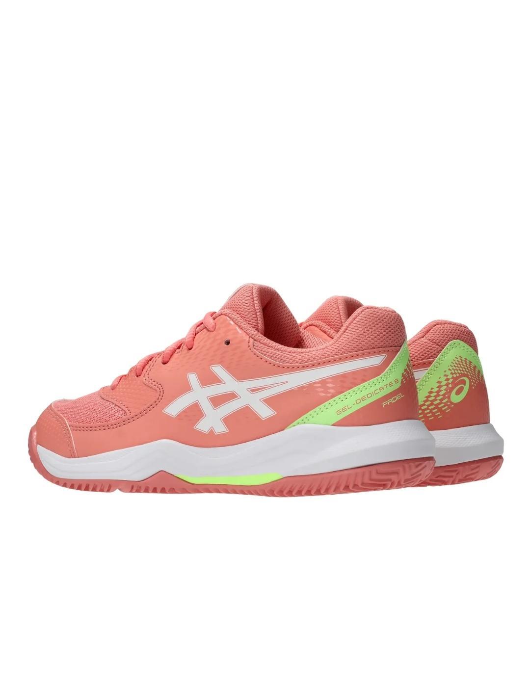 Chaussures de sport pour enfant Asics gel-dedicate padel Corail. 4/7