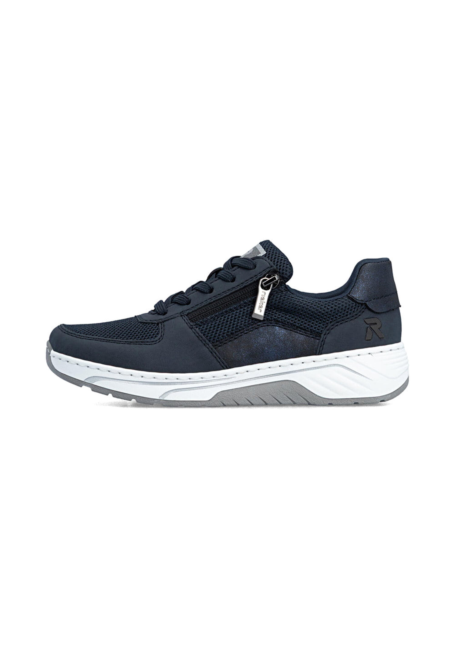 Rieker Damen Sneaker Low Sneaker Freizeit bequem Memory-Foam 53101-14 Blue 3/5