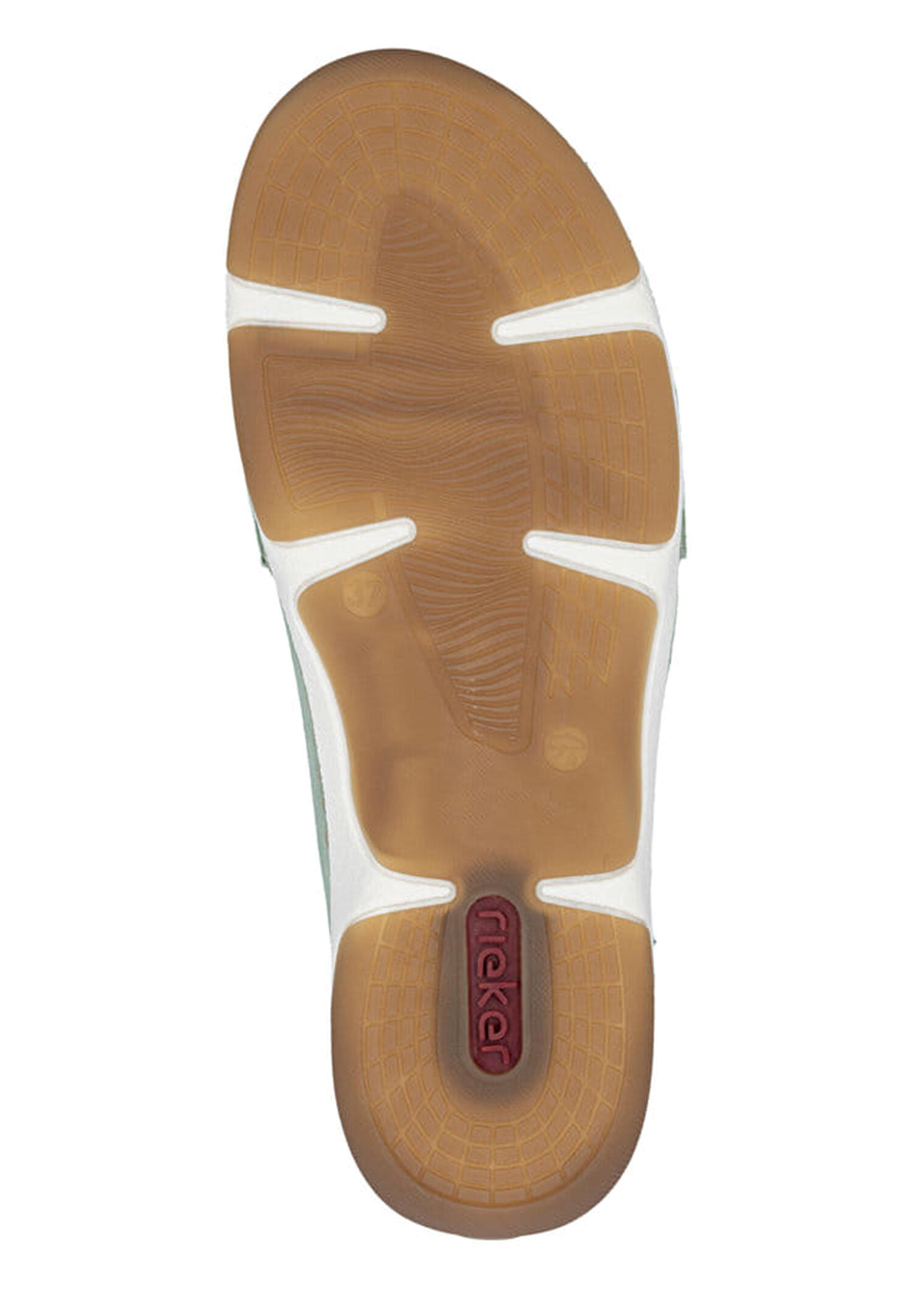 Rieker Damen Slipper Slipper Freizeit bequem Memory-Foam 55950-52 Green 5/5