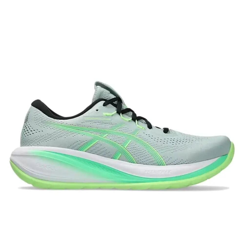 Men's Asics gel-cumulus 28 Green sneakers.