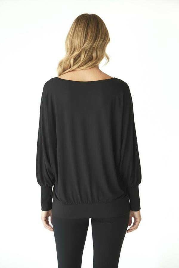 Blouse femme noire pour la danse et le fitness Latina 2skin 2/5