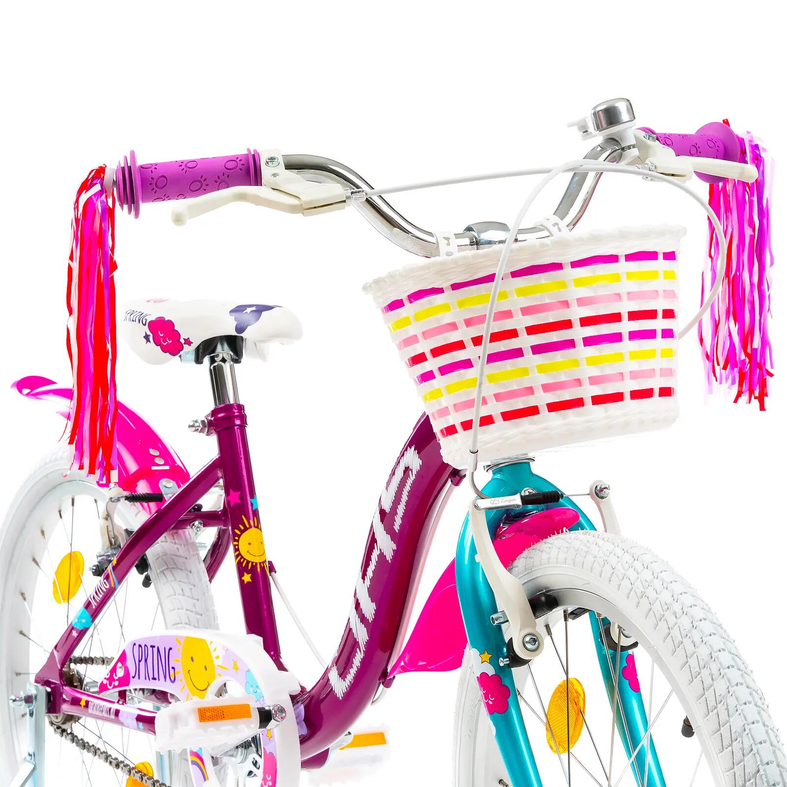 Bicicleta infantil DHS Spring - 20 pulgadas, morada 7/7