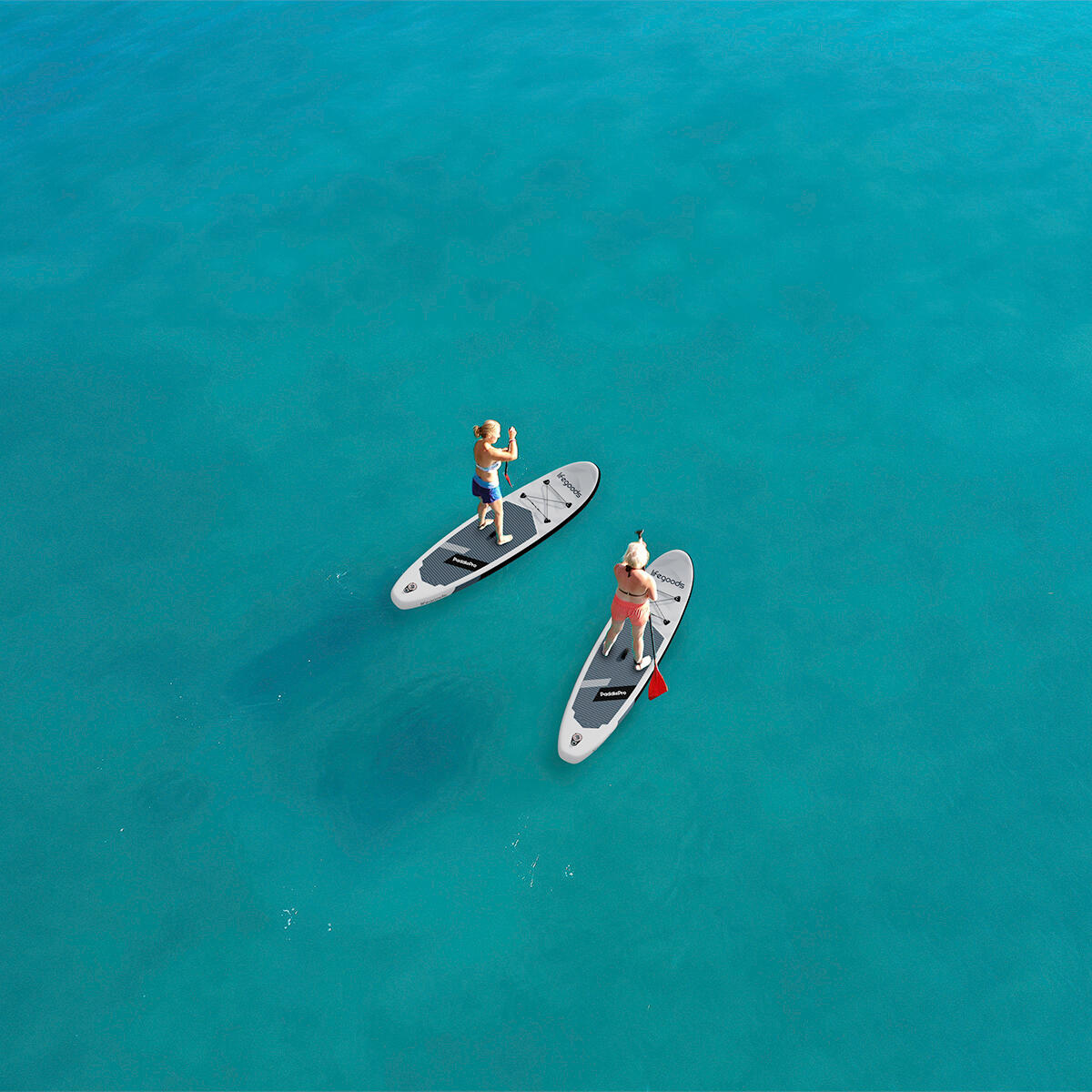 SUP Board Allround Compact - 300cm - max 100kg - débutants - Blanc/Noir 6/6