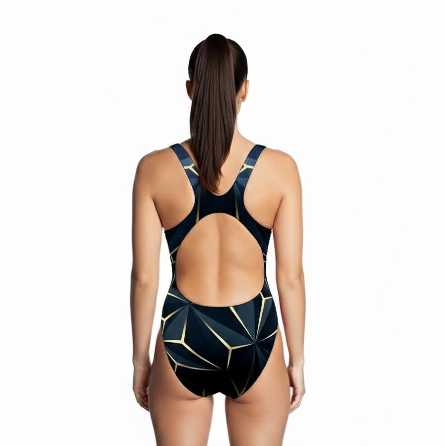 Bañador de natación mujer MAD WAVE SENDRA TA Negro 2/4