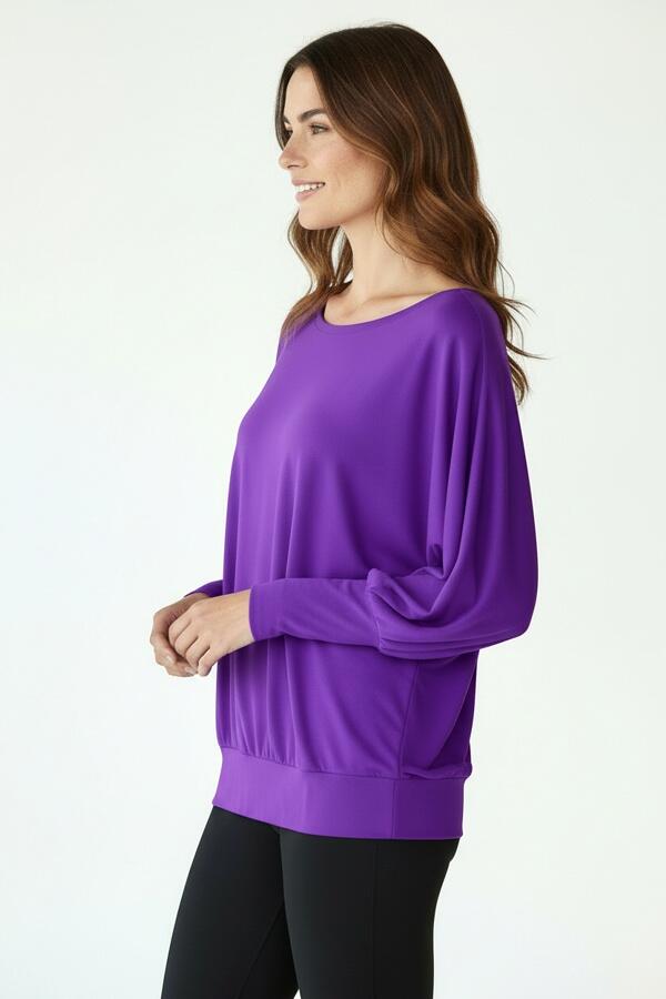 Blouse femme violette pour la danse et le fitness Latina 2skin 3/5