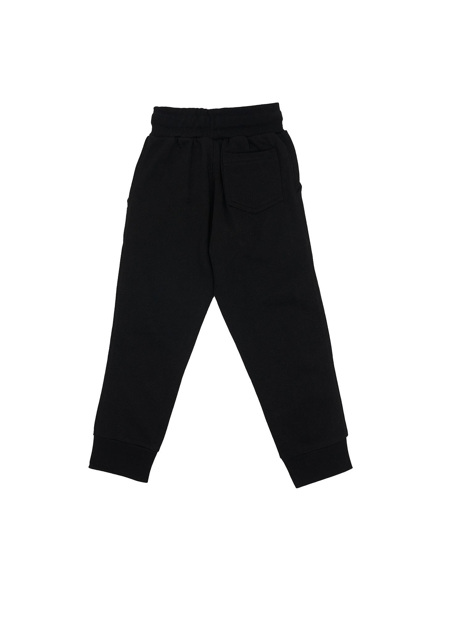 Pantalones de sudadera básicos con logo grande para niños 2/7