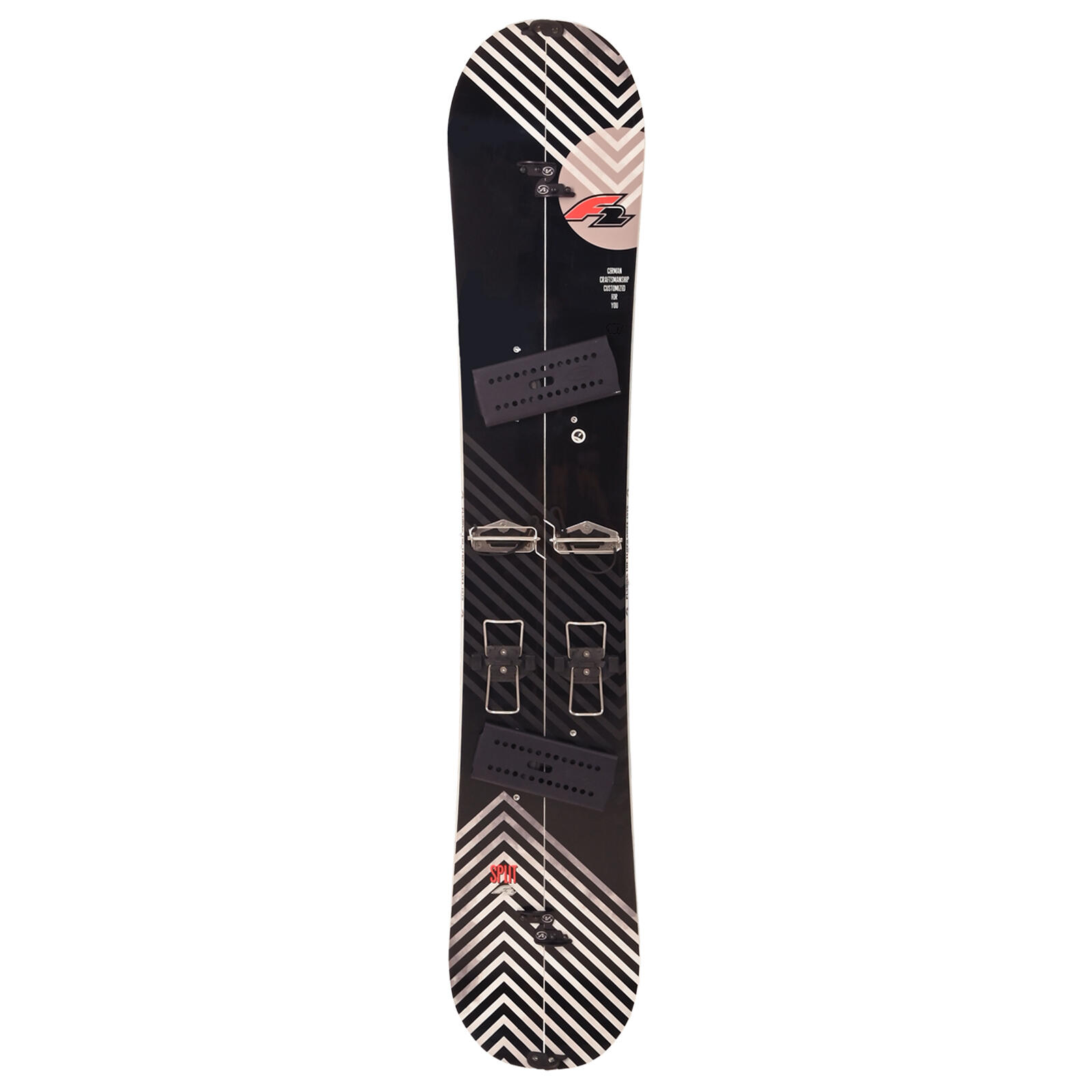 F2  Snowboard Splitboard Ski Sondermodell 157cm Schwarz 2/3
