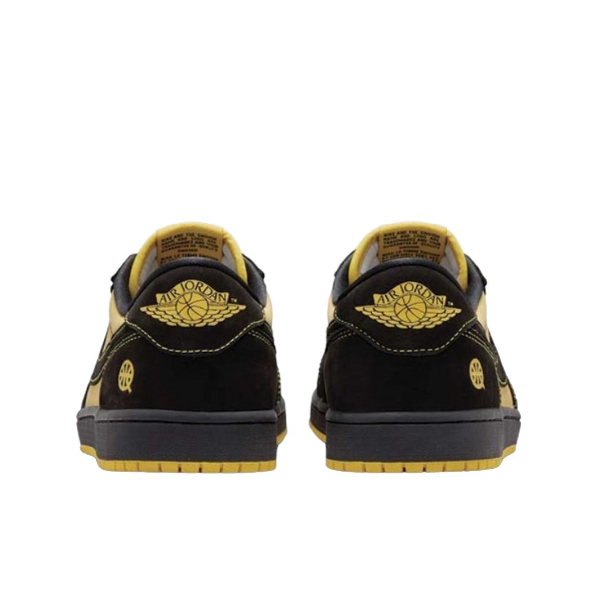 Scarpe  1 Retro Low OG Quai 54 Black Tour Yellow Red 3/4