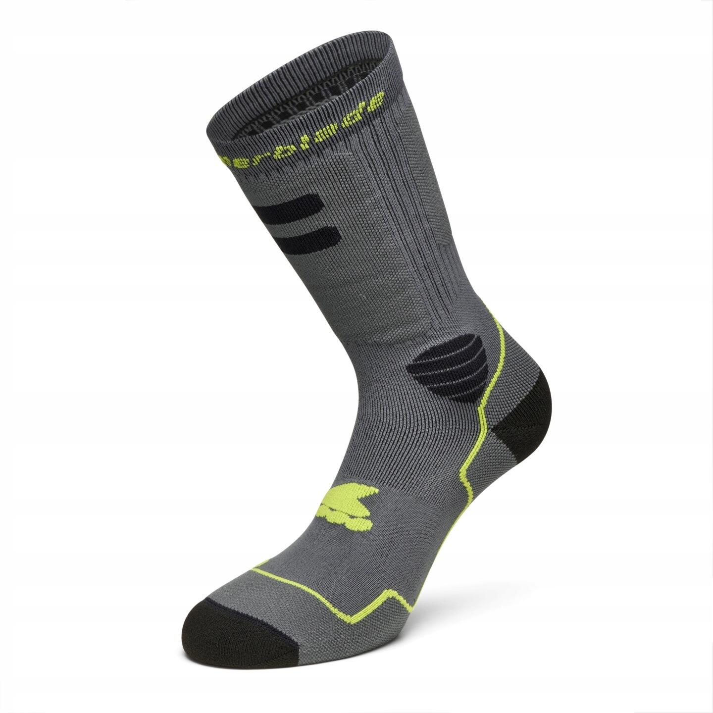 ROLLERBLADE Chaussettes HIGH PERFORMANCE Anthracite Lime 1/7
