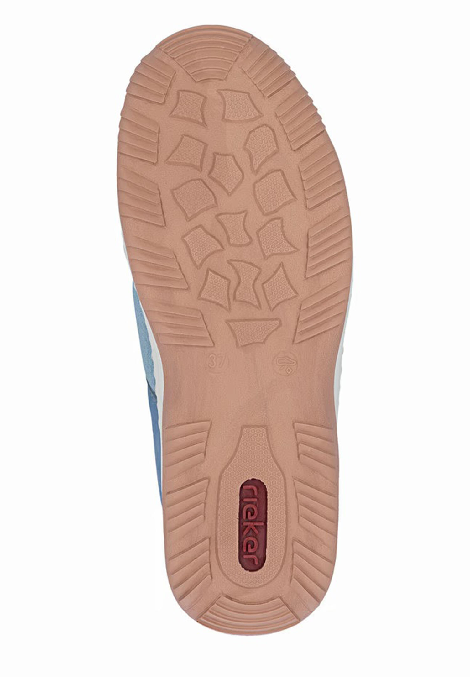 Rieker Damen Slipper Halbschuh bequem L0593-12 Blau 4/5