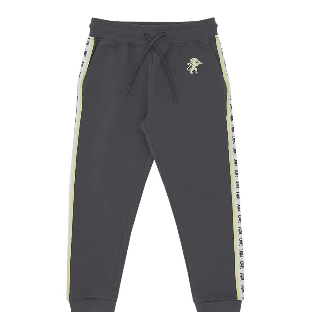 Girls' Basic Sweatpants with Side Stripes