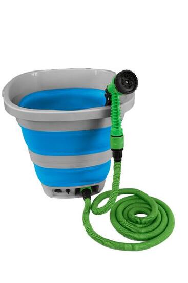 Seau pliable avec pompe intégrée - Trigano