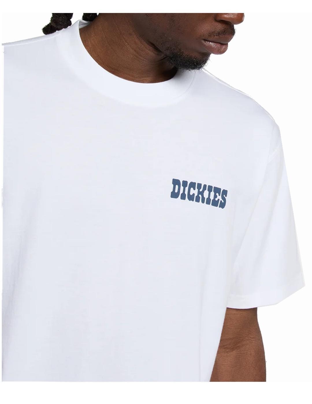 Camiseta para Homem Dickies Plain city Branco. 3/7