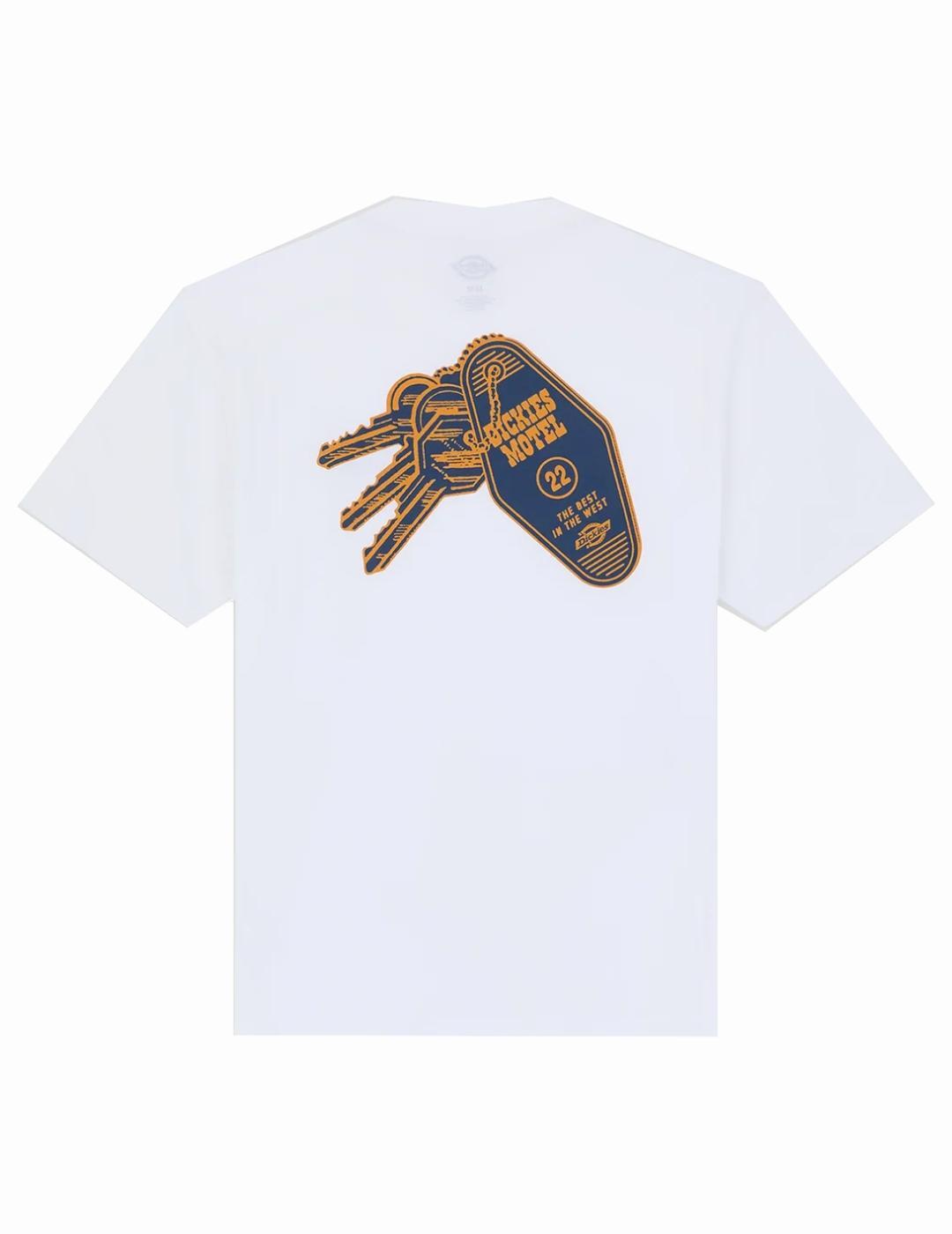 Camiseta para Homem Dickies Plain city Branco. 7/7