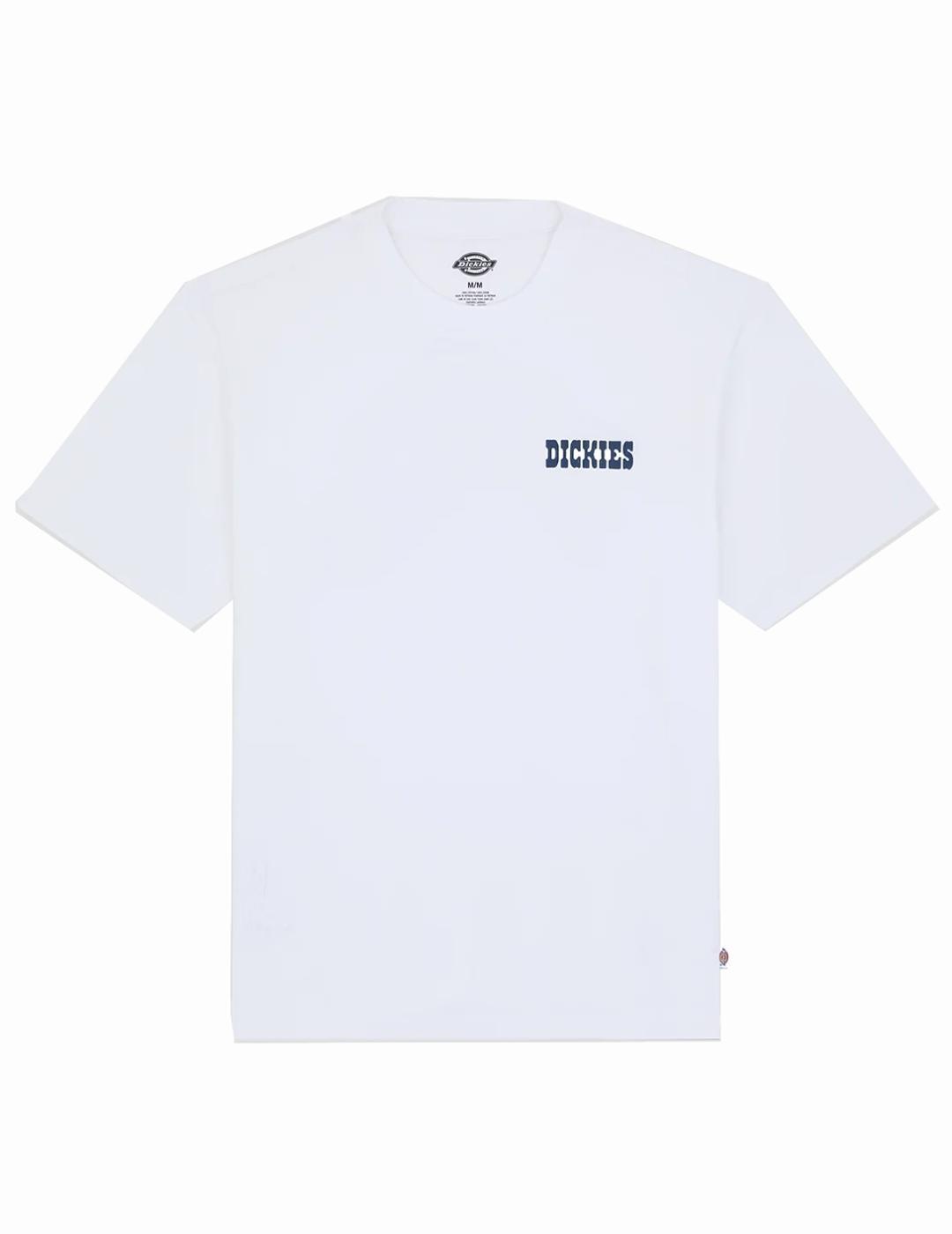 Camiseta para Homem Dickies Plain city Branco. 6/7