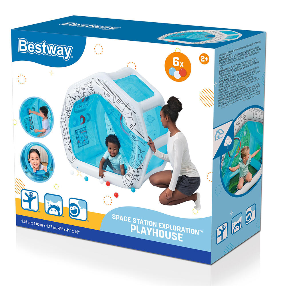 Bestway Spielhaus Space Station Explorat  ion 125 x 105 x 117 cm 3/7
