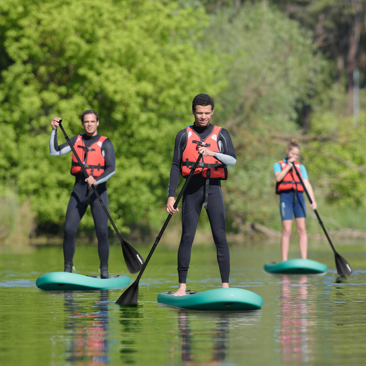 PaddlePro SUP Board - opblaasbaar - 320cm - max 150kg - Groen 2/5
