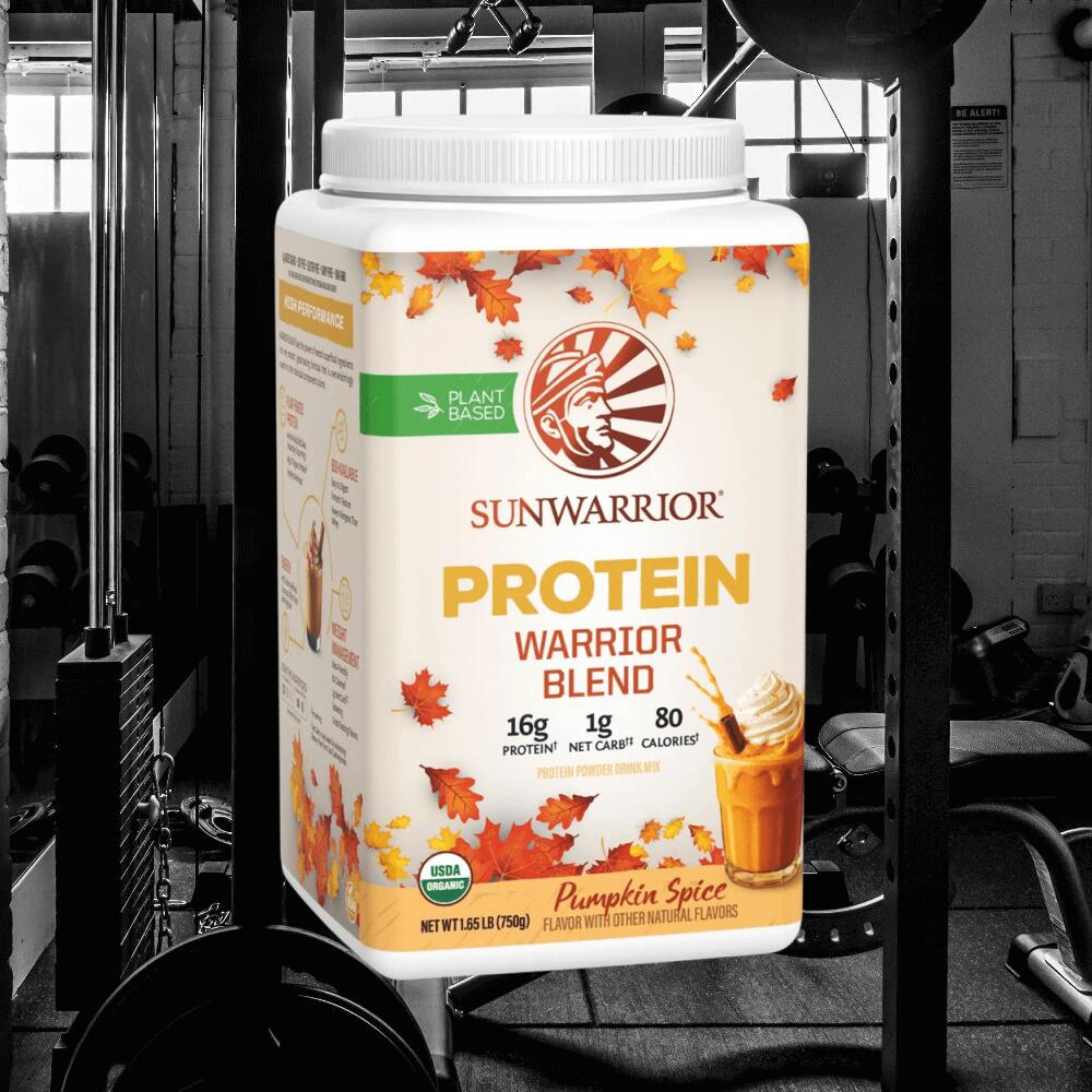 Sunwarrior Warrior Blend Organic (750g) Pumpkin Spice - Protéines 2/3
