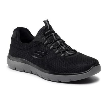 Buty Sportowe Męskie Skechers Summits 52811-BKCC czarne wygodne 45,5 EU