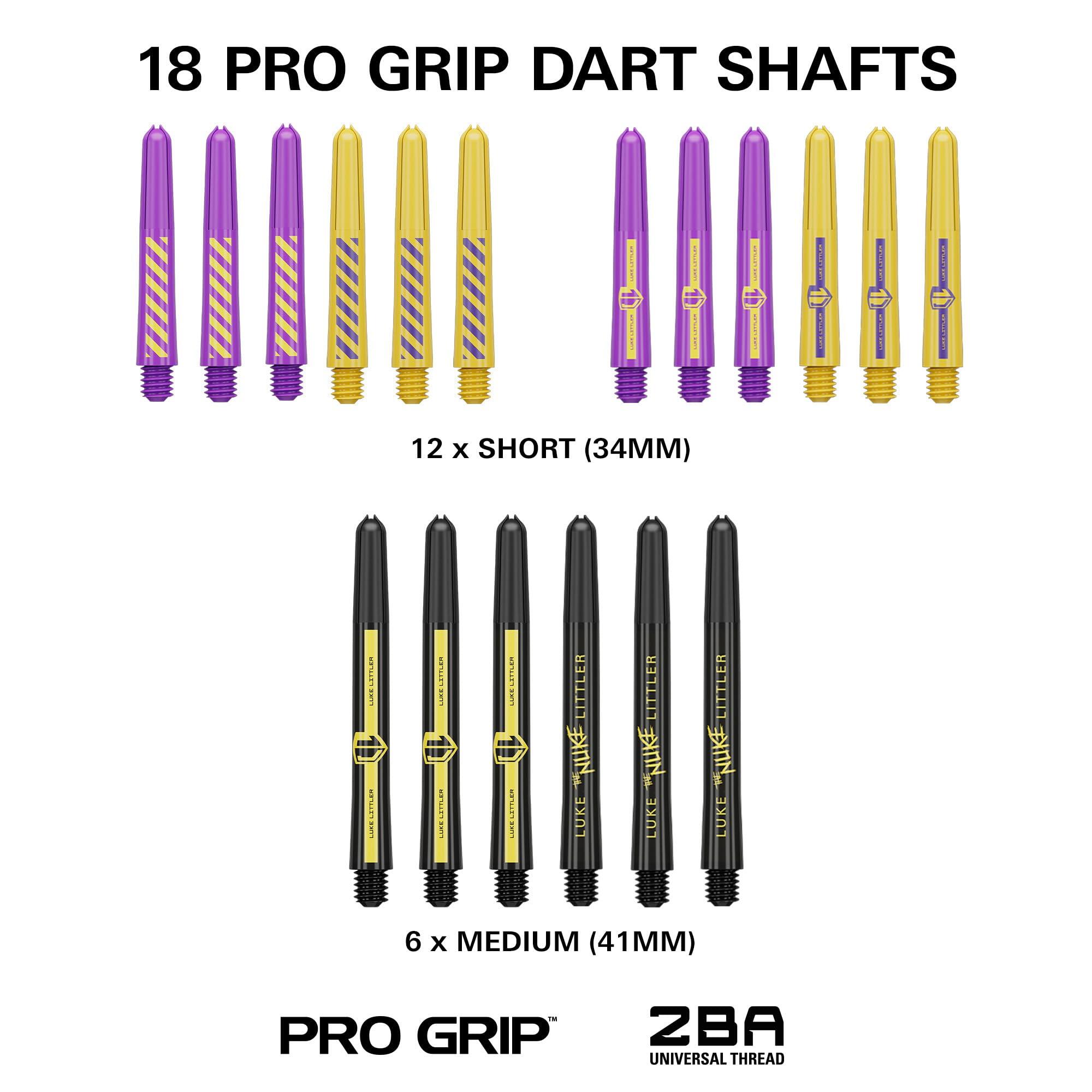 Set de fléchettes en laiton avec pointes acier fixes, 22G 3/6