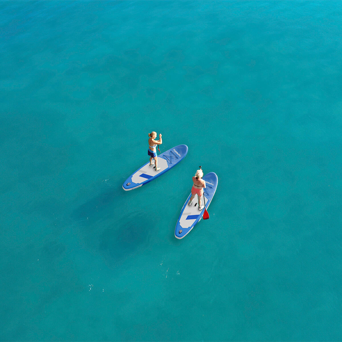 SUP Board Allround Compact - 300cm - max 100kg - beginners - Blauw 6/6